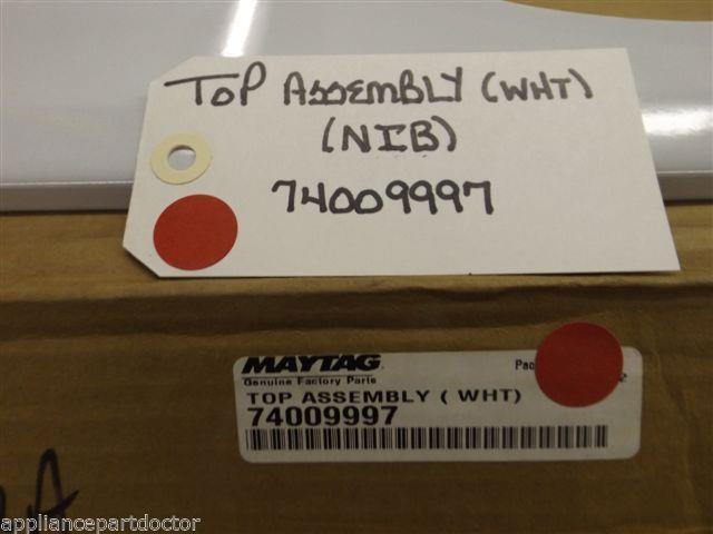 Maytag Admiral Stove 74009997 Top Assembly (wht) NEW IN BOX Maytag Admiral Stove 74009997 Top Assembly (wht) NEW IN BOX